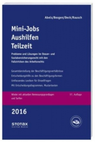 Mini-Jobs, Aushilfen, Teilzeit 2016, m. Buch