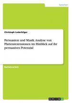 Persuasion und Musik. Analyse von Plattenrezensionen im Hinblick auf ihr persuasives Potenzial