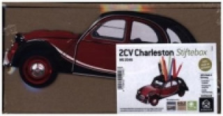 Stiftebox 2CV Ente Charleston schwarz/rot