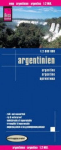 Reise Know-How Landkarte Argentinien / Argentina / Argentine