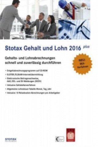 Stotax Gehalt und Lohn Plus 2016, CD-ROM