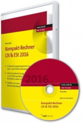 Kompakt-Rechner LSt & ESt 2016, CD-ROM