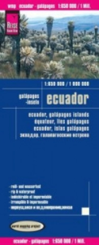 Reise Know-How Landkarte Ecuador, Galápagos (1:650.000 / 1.000.000). Ecuador, Galapagos-Islands /  Equateur, Iles Galapagos / Ecuador, Islas Galápagos