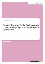 Factors Influencing Public Participation in Urban Planning Projects. A Case of Nairobi Central Ward