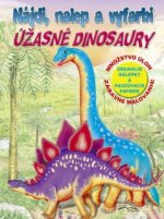 Nájdi, nalep a vyfarbi Úžasné dinosaury