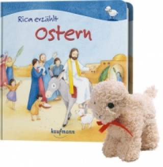 Ostern mit Stoffschaf, m. 1 Buch, m. 1 Beilage