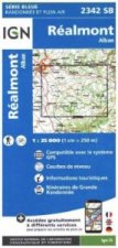 IGN Karte, Carte de randonnée (et plein air) Realmont Alban