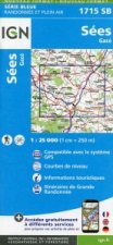 IGN Karte, Carte de randonnée (et plein air) Sees Gace