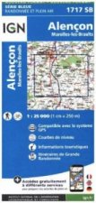 IGN Karte, Carte de randonnée (et plein air) Alencon Marolles