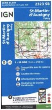 IGN Karte, Carte de randonnée (et plein air) St Martin d'Auxig