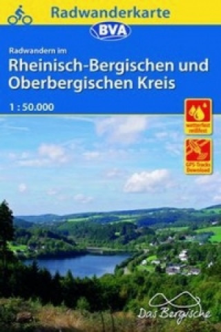 BVA Radwanderkarte Radwandern im Rheinisch-Bergischen und Oberbergischen Kreis 1:50.000, reiß- und wetterfest, GPS-Tracks Download