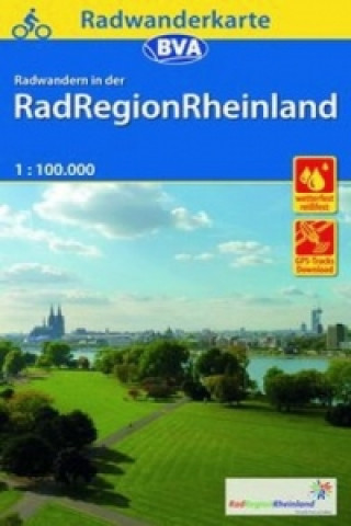 BVA Radreisekarte Radwandern in der RadRegionRheinland 1:100.000, reiß- und wetterfest, GPS-Tracks Download