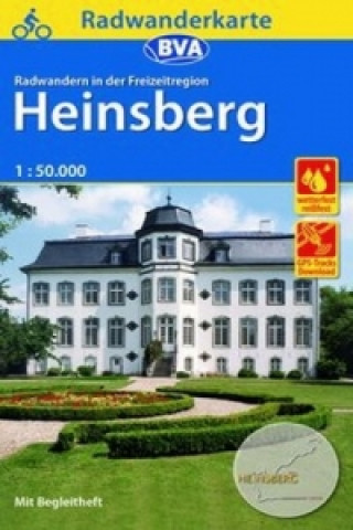 BVA Radwanderkarte Radwandern in der Freizeitregion Heinsberg 1:50.000, reiß- und wetterfest und mit GPS-Track-Download der ausgeschilderten Routen