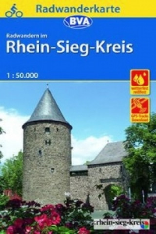 BVA Radwanderkarte Radwandern im Rhein-Sieg-Kreis 1:50.000, reiß- und wetterfest, GPS-Tracks Download
