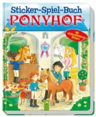 Sticker - Spiel - Buch Ponyhof