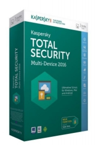 Kaspersky Total Security Multi-Device 2016, 1 DVD-ROM