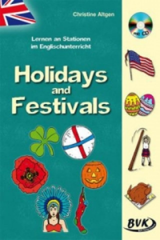 Lernen an Stationen im Englischunterricht - Holidays and Festivals, m. Audio-CD