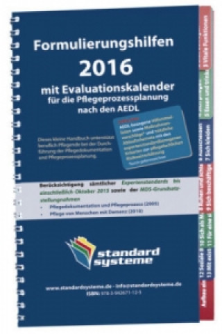 Formulierungshilfen 2016 für die Pflegeprozessplanung nach den AEDL