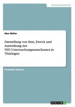 Darstellung von Sinn, Zweck und Auswirkung des NSU-Untersuchungsausschusses in Thuringen