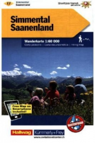 Kümmerly+Frey Karte Simmental - Saanenland Wanderkarte