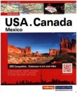 Hallwag Atlas USA Canada Mexico Straßenatlas