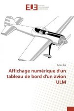 Affichage numerique d'un tableau de bord d'un avion ULM