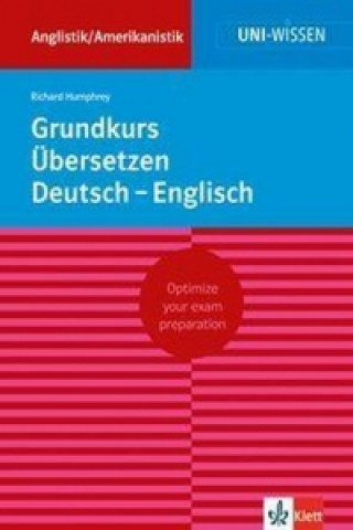 Uni Wissen Grundkurs Übersetzen Deutsch-Englisch