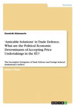 'Amicable Solutions' in Trade Defence. What are the Political Economic Determinants of Accepting Price Undertakings in the EU?