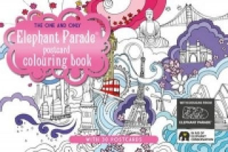 One and Only Elephant Parade Postcard Coloring Book