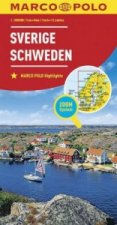 MARCO POLO Karte Länderkarte Schweden 1:800 000