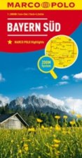 MARCO POLO Karte  Bayern Süd / South Bavaria / Sud Bavière