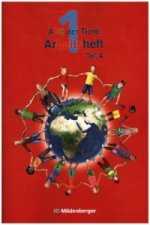 ABC der Tiere 1 - Arbeitsheft Druckschrift, Teil A und B, m. 1 CD-ROM, m. 1 Beilage, 2 Teile