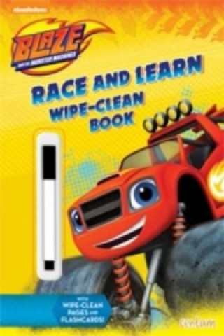 Blaze Race and Learn Wipe-Clean Book