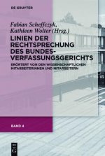 Linien der Rechtsprechung des Bundesverfassungs-gerichts