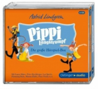 Pippi Langstrumpf. Die große Hörspielbox, 6 Audio-CD