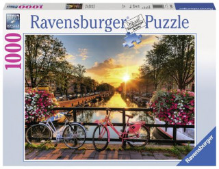Ravensburger Puzzle 1000 Teile Fahrräder in Amsterdam - Farbenfrohes Puzzle für Erwachsene und Kinder in bewährter Ravensburger Qualität