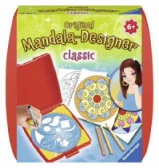Ravensburger Mandala Designer Mini classic 29857, Zeichnen lernen für Kinder ab 6 Jahren, Zeichen-Set mit Mandala-Schablone für farbenfrohe Mandalas