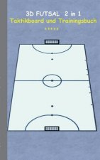 3D Futsal 2 in 1 Taktikboard und Trainingsbuch