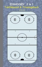 Eishockey 2 in 1 Taktikboard und Trainingsbuch