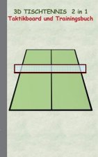 3D Tischtennis 2 in 1 Taktikboard und Trainingsbuch