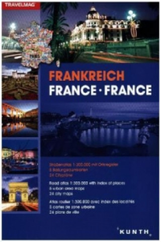 Reiseatlas Frankreich. France