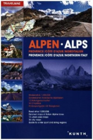 Reiseatlas Alpen. Alps