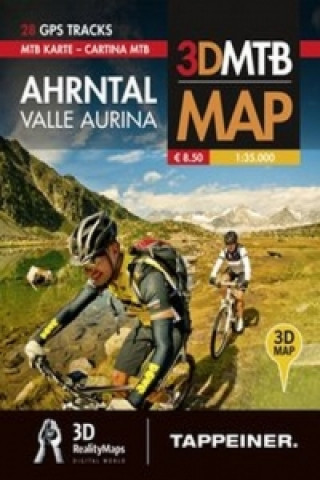Mountainbike-Karte Ahrntal. Cartina Mountainbike Valle Aurina