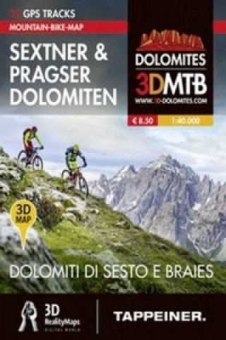 Moutainbike-Karte Sextner und Pragser Dolomiten