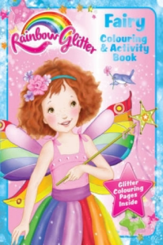 Rainbow Glitter Colouring Book - Fairy Floss