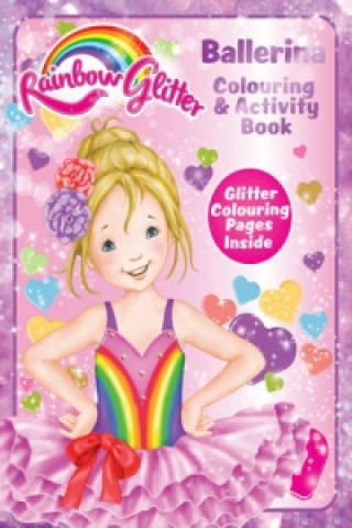 Rainbow Glitter Colouring Book - Tina Ballerina