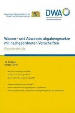 Wasser- und Abwasserabgabengesetze mit nachgeordneten Vorschriften