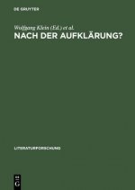 Nach Der Aufklaerung? Beitraege Zum Diskurs Der Kulturwissenschaften