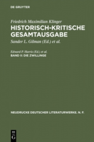 Historisch-kritische Gesamtausgabe, Band II, Die Zwillinge