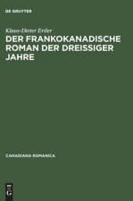 frankokanadische Roman der dreissiger Jahre